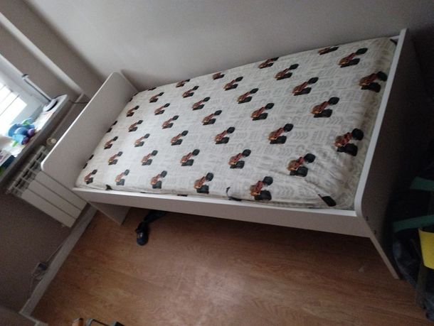 Łóżko ikea 90x200 białe