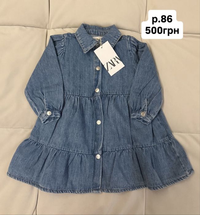 Р.86,98,104,110 детское платье zara,hm,дитяча сукня zara