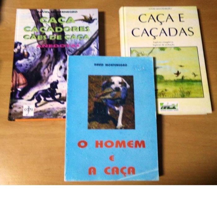 Livros de caça disponíveis para venda