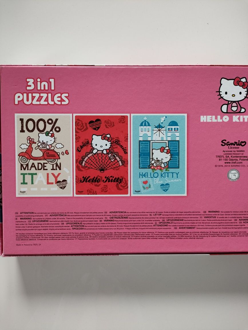 Puzzle Hello Kitty 3w1