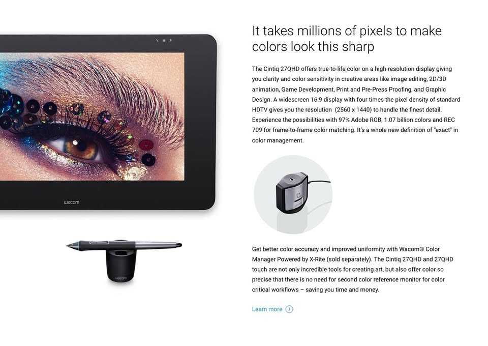 Wacom Cintiq 27QHD - Mesa de desenho + Braço Articulado