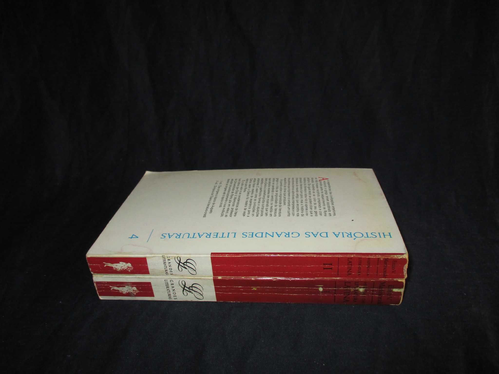Livros História da Literatura Latina Enzo V. Marmorale