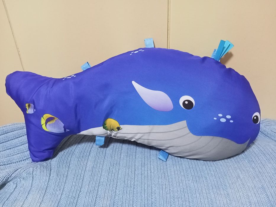 Игрушка мягкая дельфин акула касатка перчатка для театра рыба рыбка