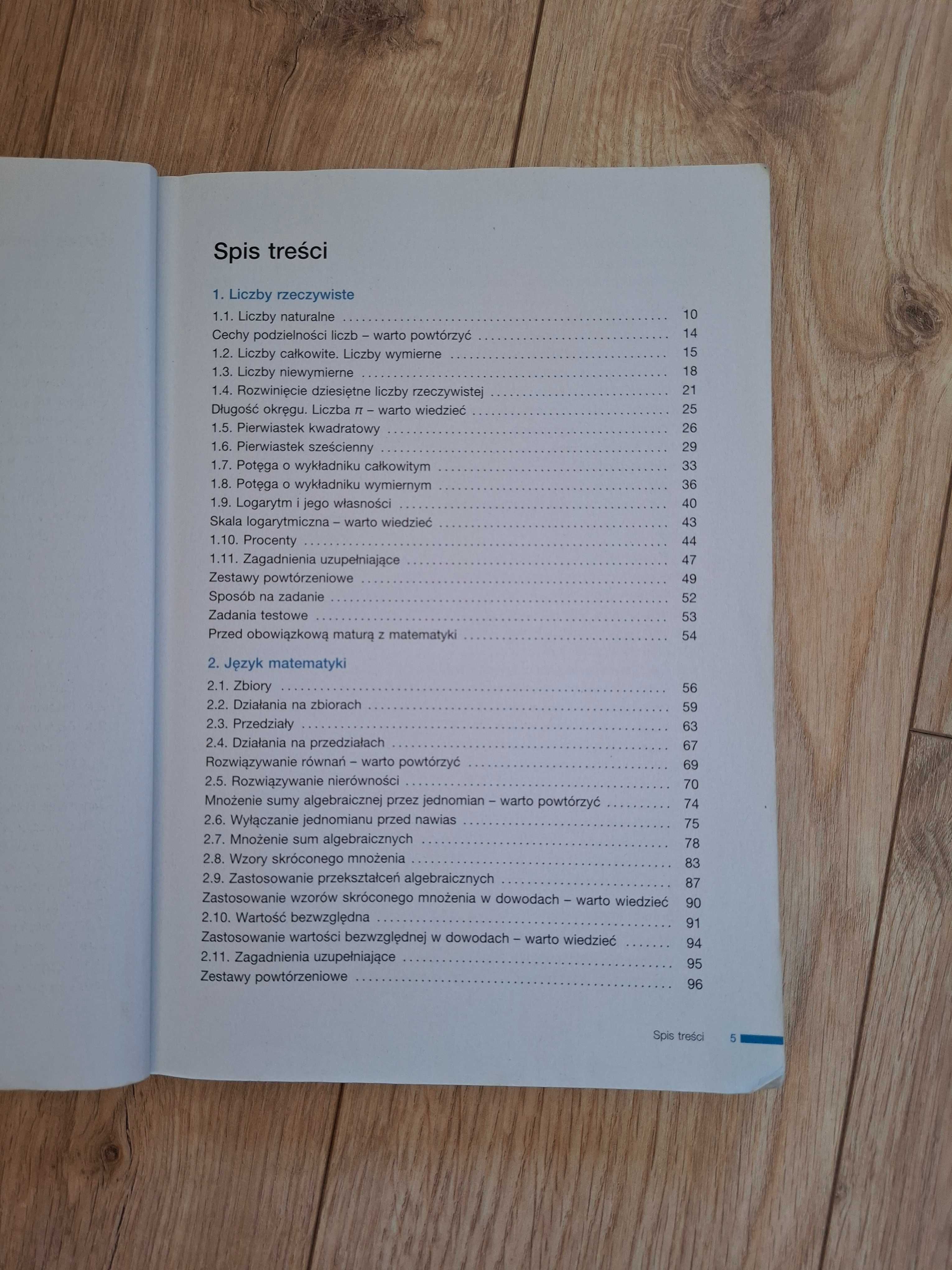 Podręcznik matematyka klasa 1
