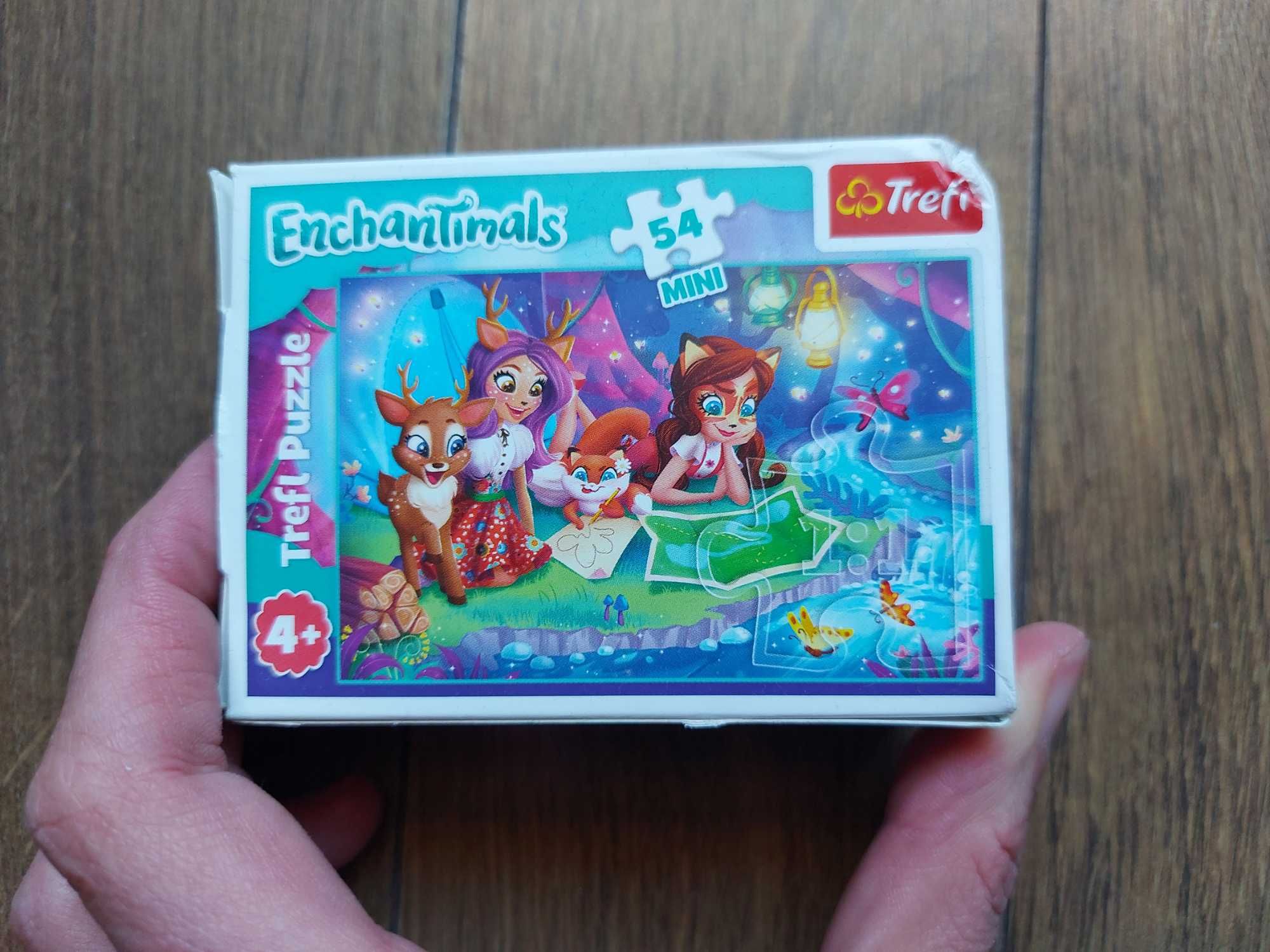 Mini puzzle dla dzieci - Kraina lodu i Enchantimals