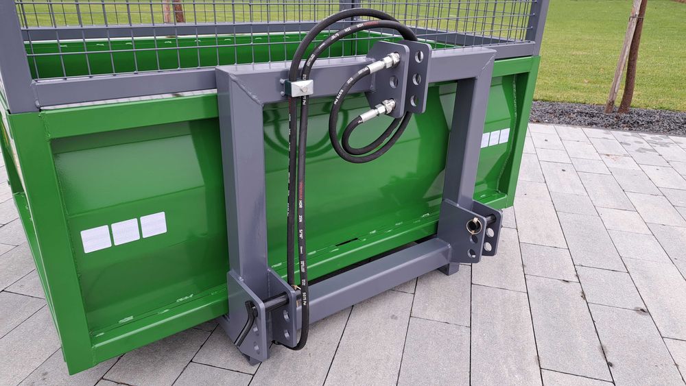 skrzynia transportowa na tył ciągnika tylny TUZ kiper hydrauliczny