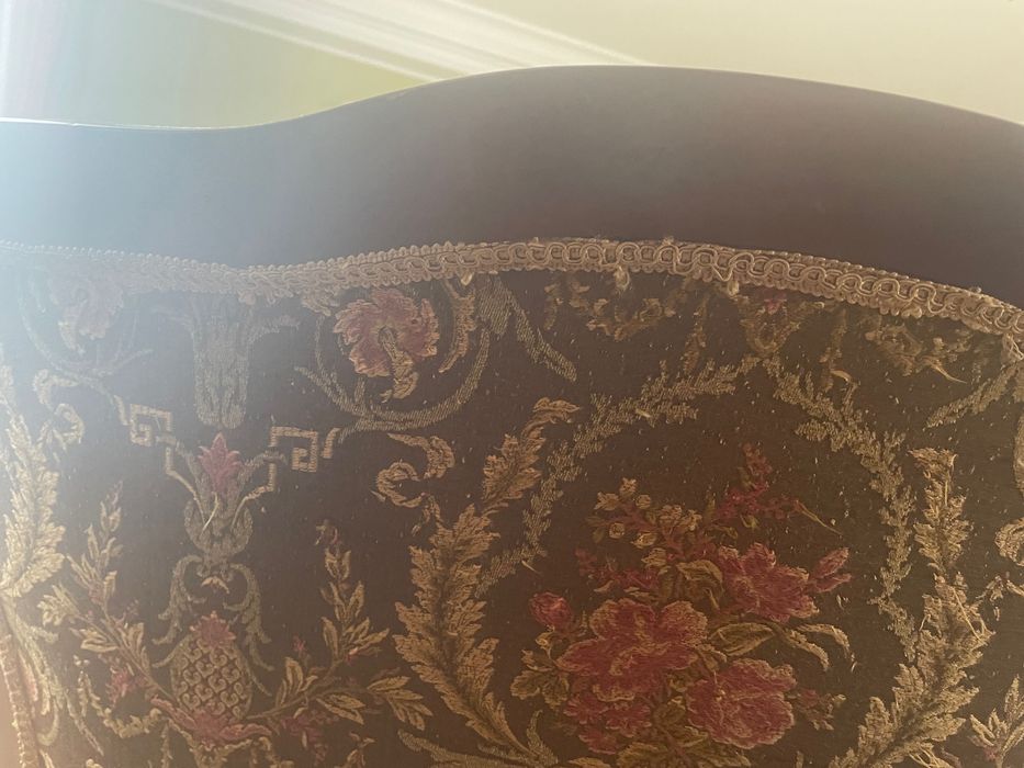 Sprzedam zestaw mebli drewnianych tapicerowanych