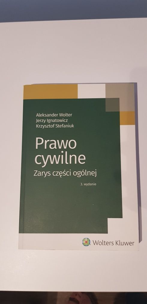 Prawo cywilne. Zarys części ogólnej.