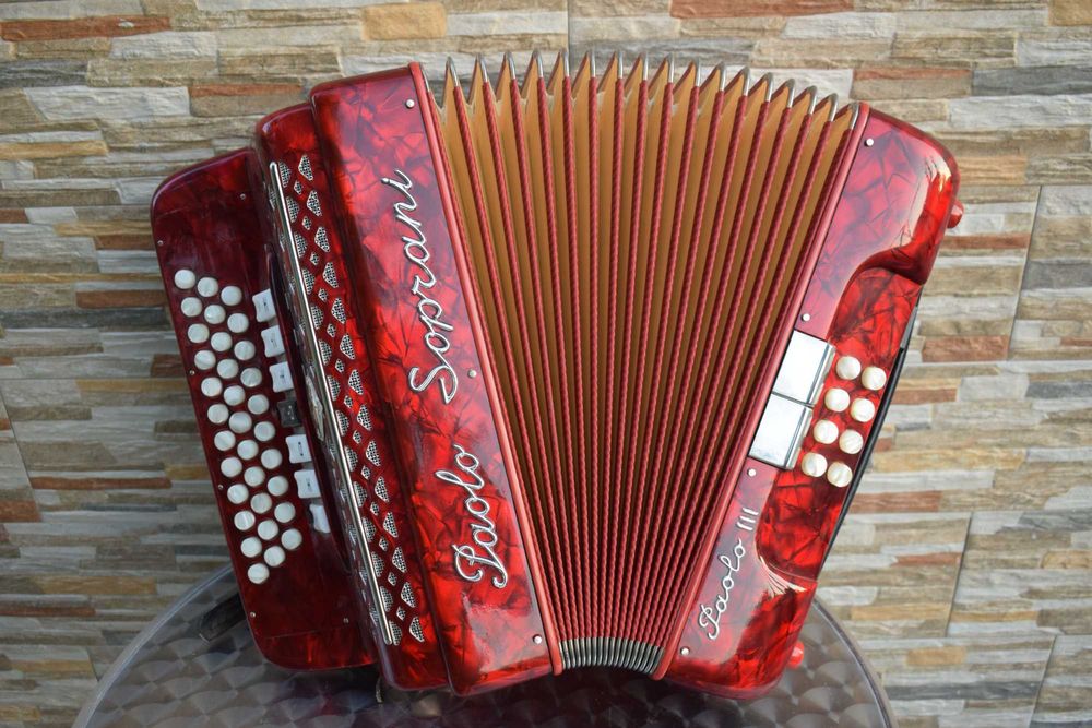 Concertina Paolo Soprani 3 Voz Sol Do Fa