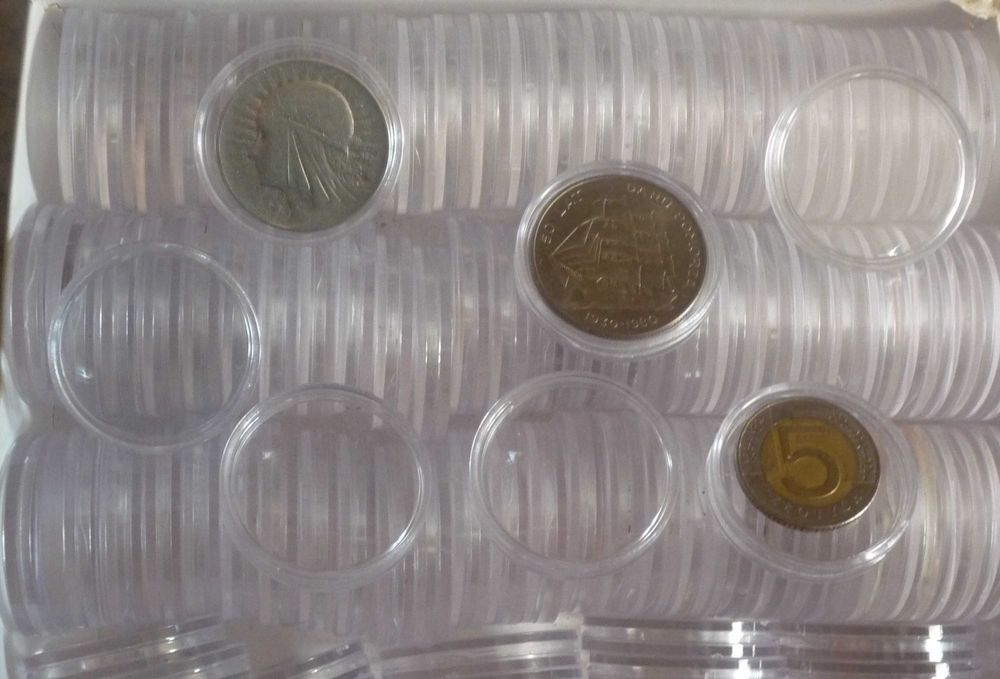 Kapsle fi 29,5 na monety Numizmatyka