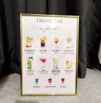 Tablica drink bar