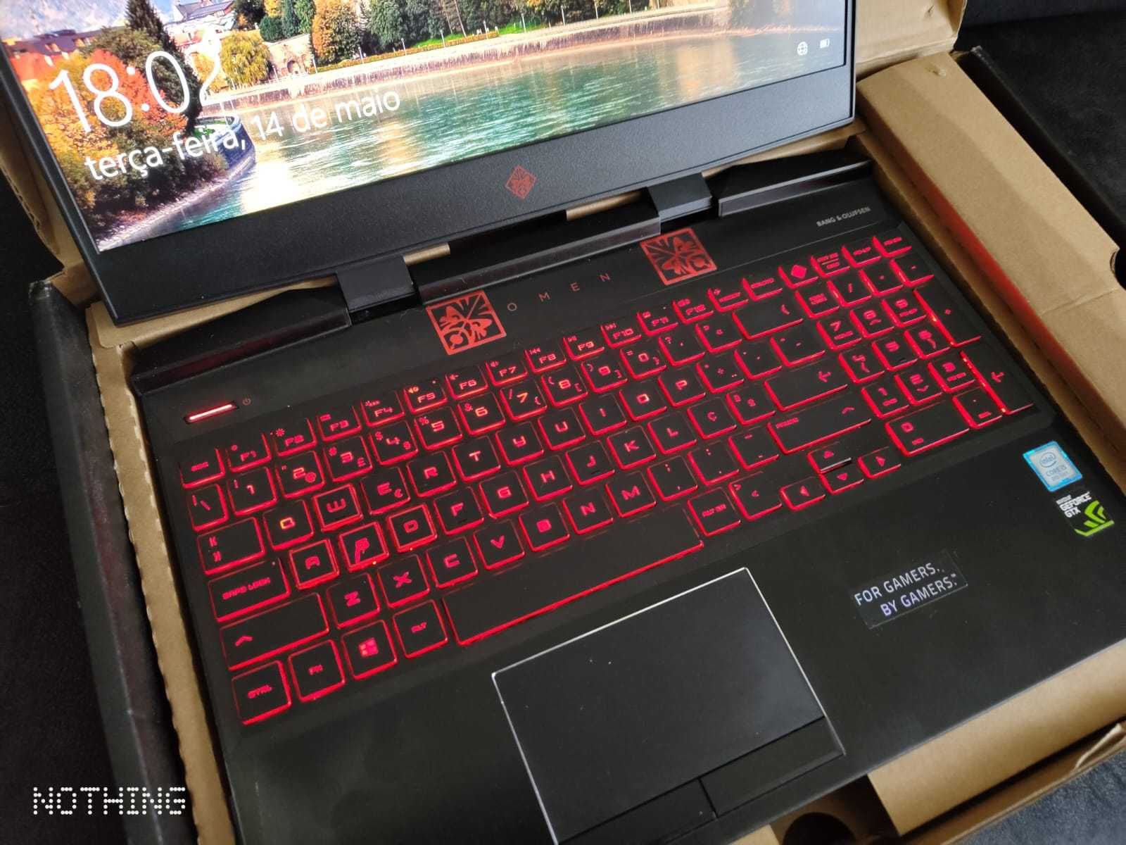 Portatil HP Omen i5 8300H 144Hz / Nvidia GTX 1050 ti 4GB / 512 SSD