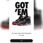 Nike Air Jordan 4 (IV) BRED Reimagined r. 43 (8.5 UK, 9.5 US, 28 cm)