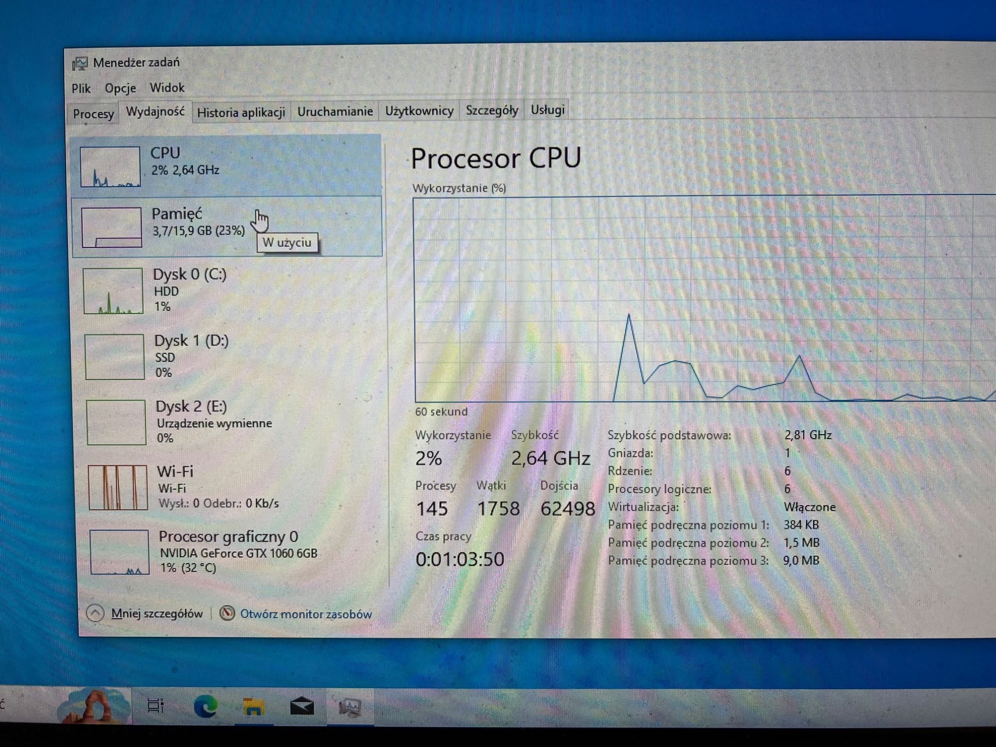 Komputer Stacjonarny MSI i5 8400 GTX 1060 6GB