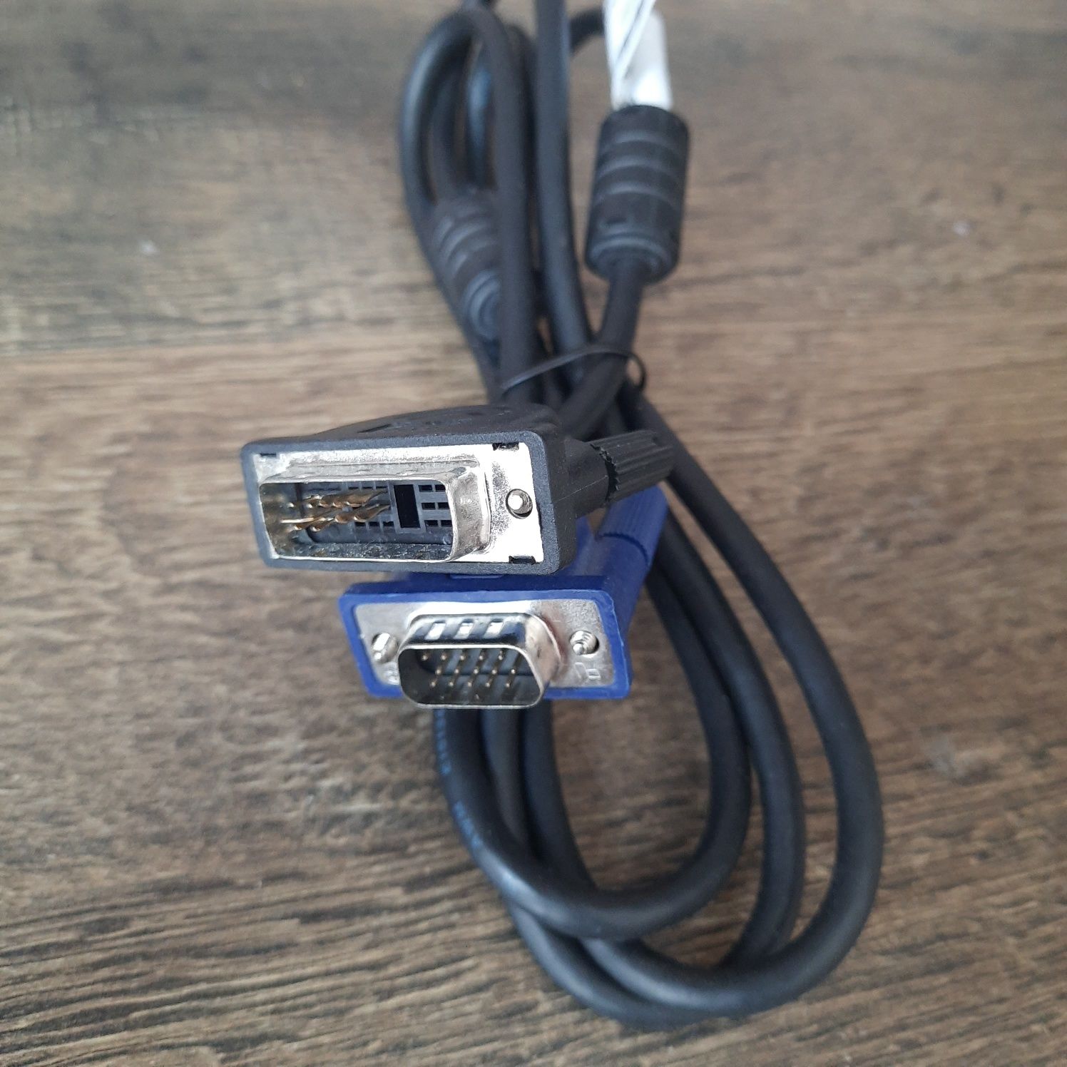 VGA кабель для монітора/ПК — D-Sub (15-pin), 1.5 м Dvi- Dvi
