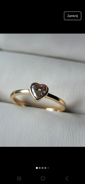 Pierścionek savicki z brylantem