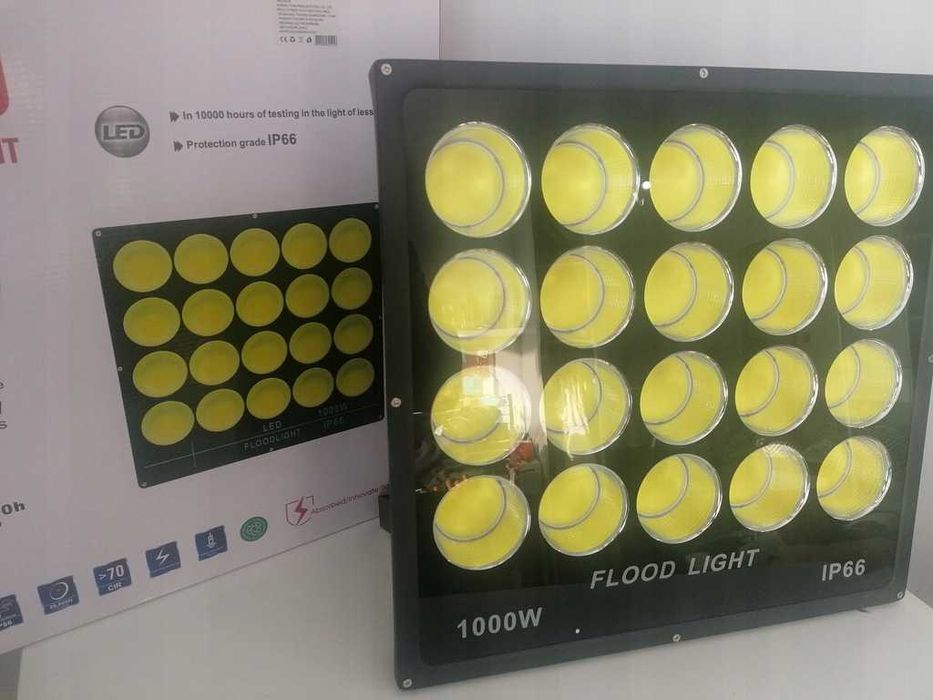 Halogen LED naświetlacz lampa COB 1000W MOCNA