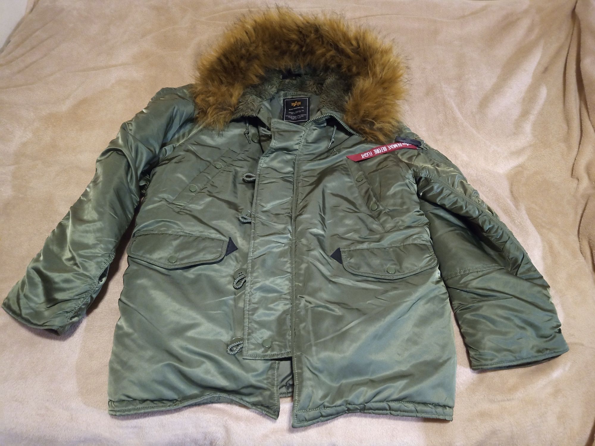 Alpha Industries N-3B Parka Sage Green size M-l alaska