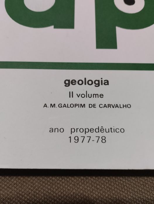 Livros Ciências Naturais, Geologia 3 volumes  1977-78