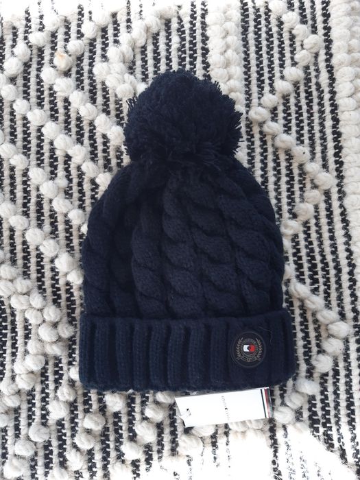Czapka granatowa Tommy Hilfiger