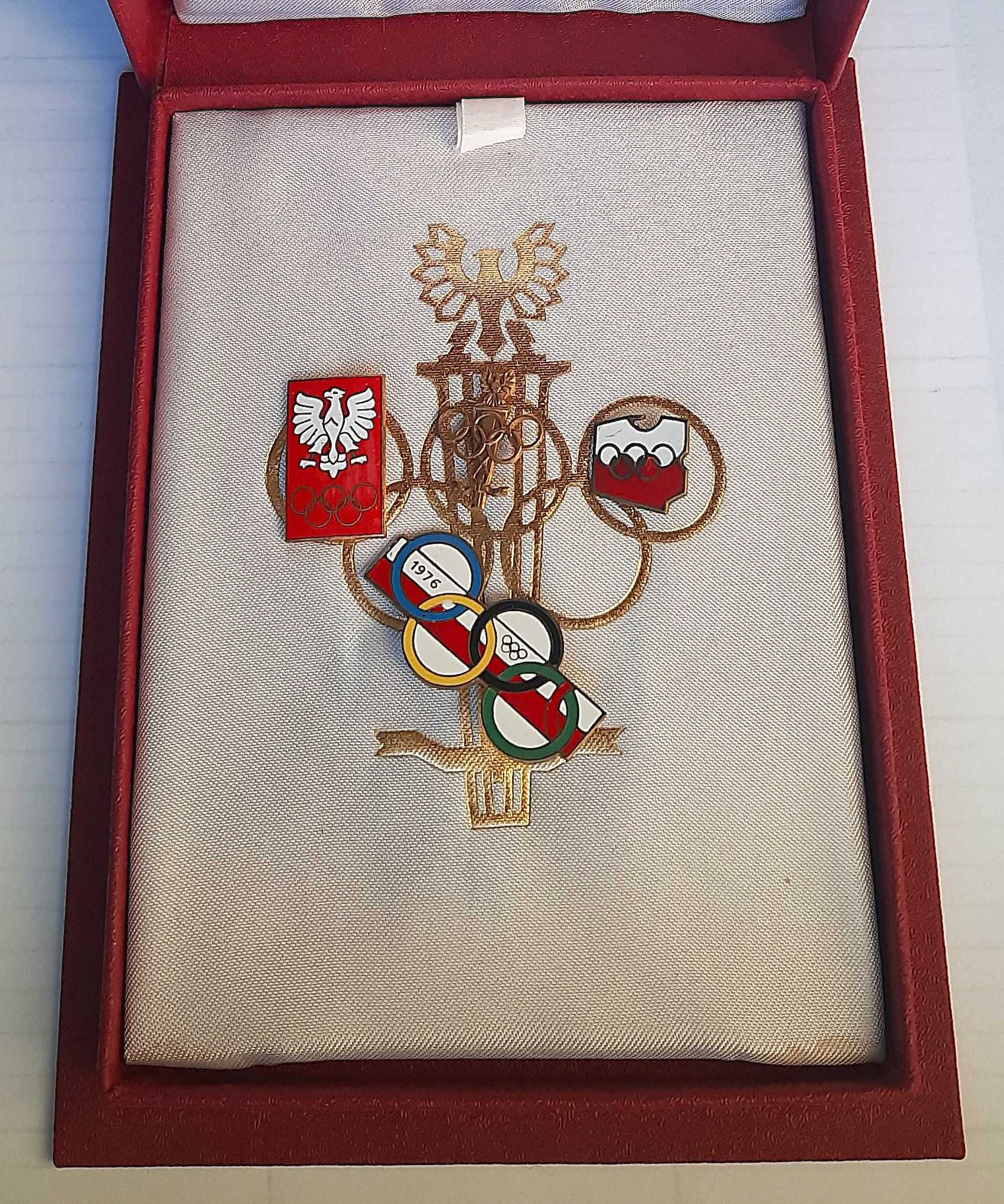 Montreal 1976 Zestaw Oficjalnych Odznak PKOl
