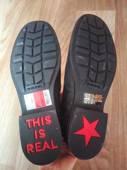 Шкіряні черевики diesel оригінал
