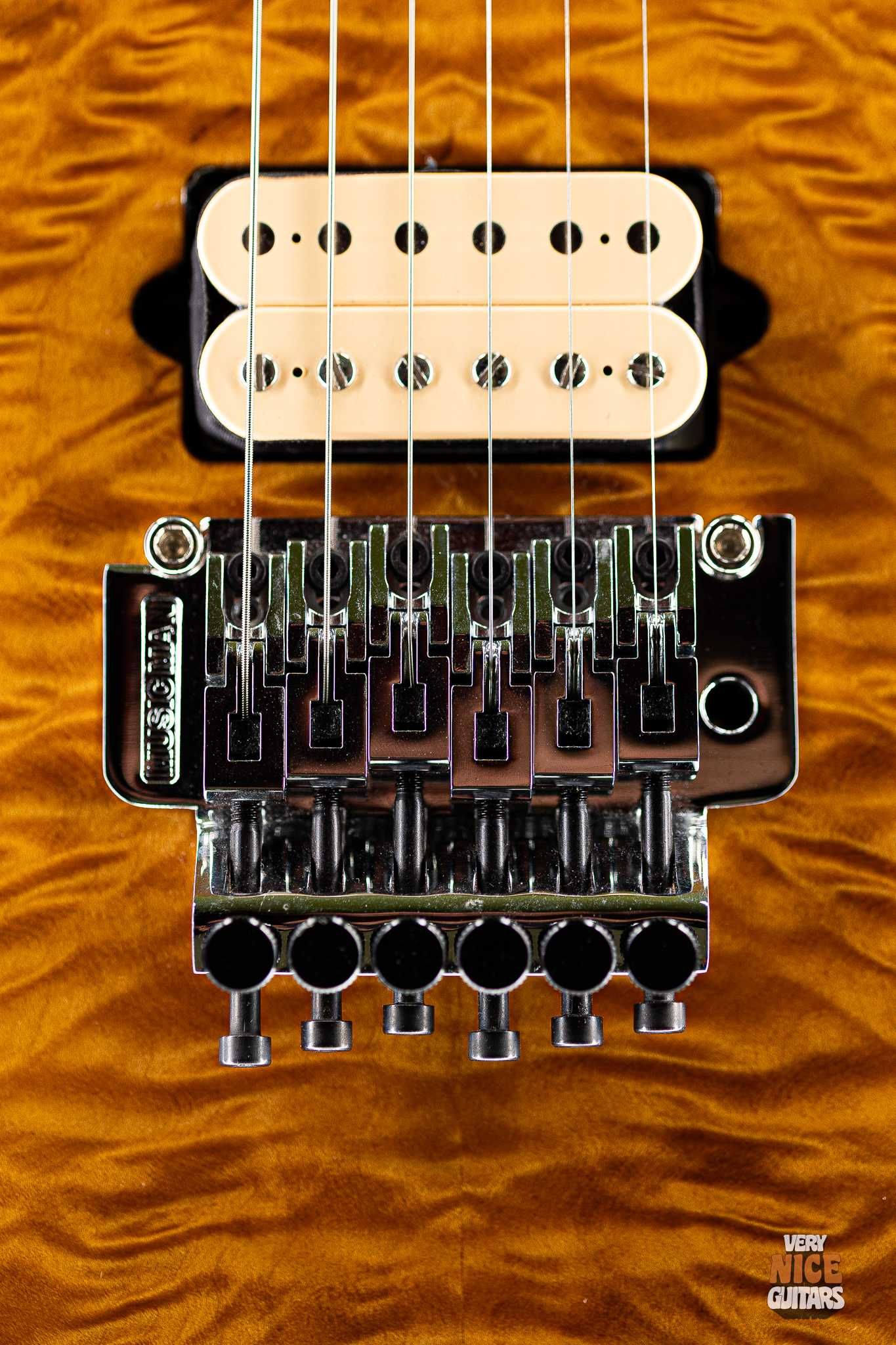 Ernie Ball Music Man BFR Axis Double Trouble Quilt Maple Top and Back