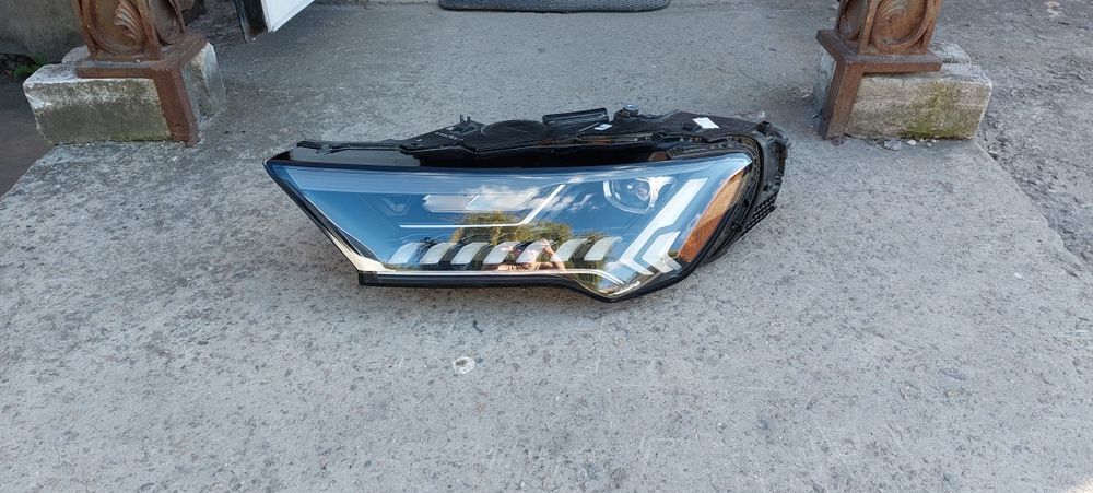 Audi Q7 фара левая сша USA Америка Matrix LED рестайлинг 4m ауди ку7