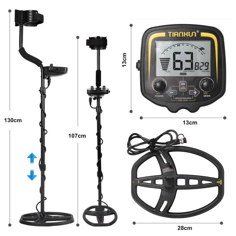 Wykrywacz.Tianxun TX-850. Detektor. Poszukiwanie. Plus gratis GP-Point