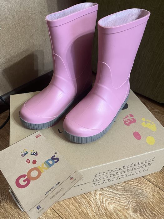 Гумові чоботи рожеві