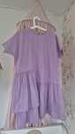 Sukienka oversize fioletowa lila Naree