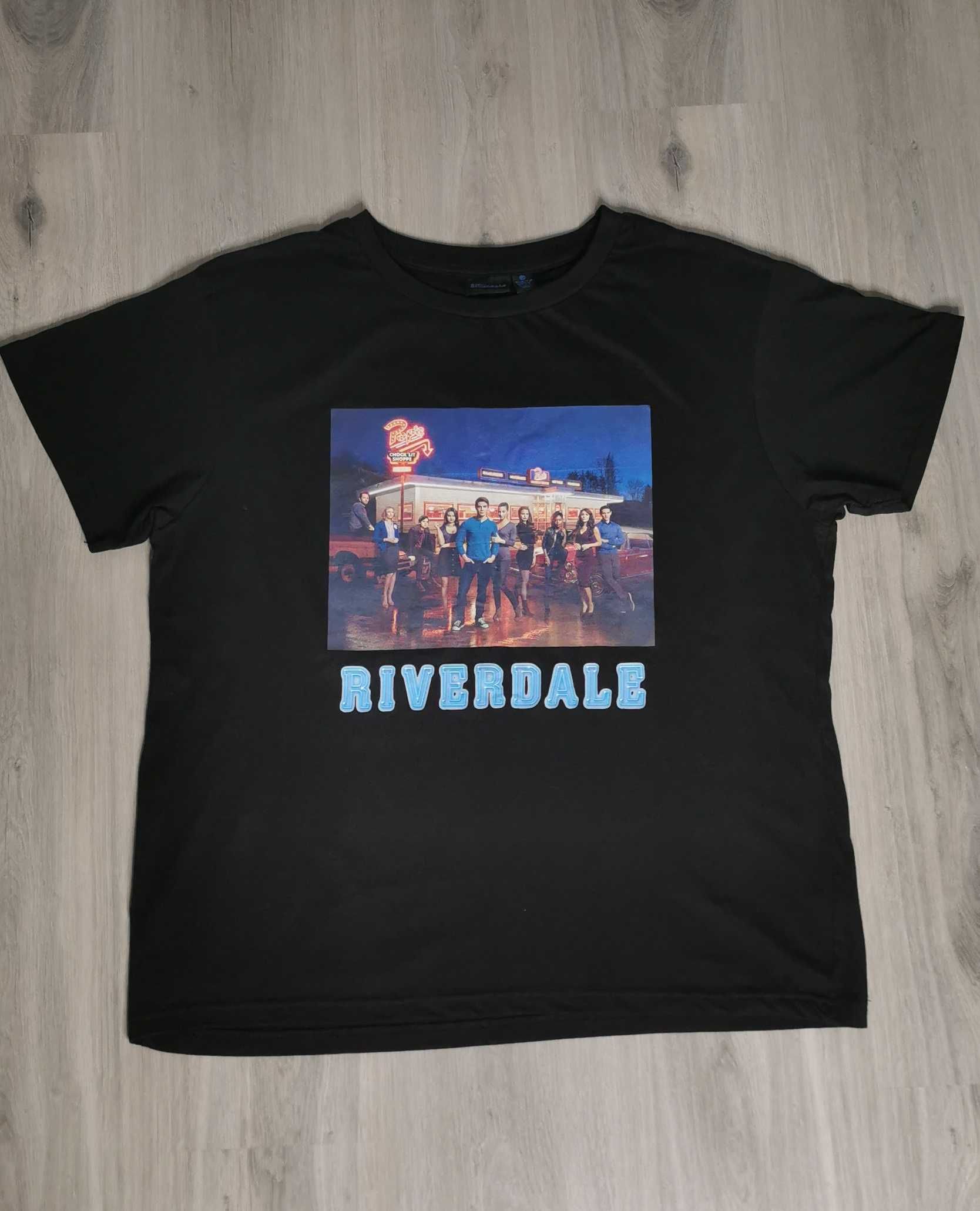 T-shirt netflix Riverdale big print rozmiar XL/XXL black