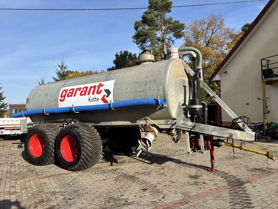 Beczkowóz 14000 litrów Kotte Garant beczka szambiarka wóz asenizacyjny