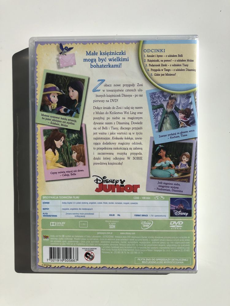 Disney Junior - Jej Wysokość Zosia bajka DVD