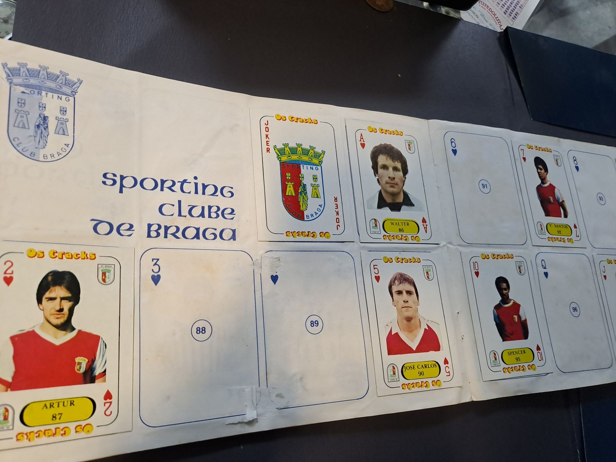 Caderneta Os Cracks 82/83