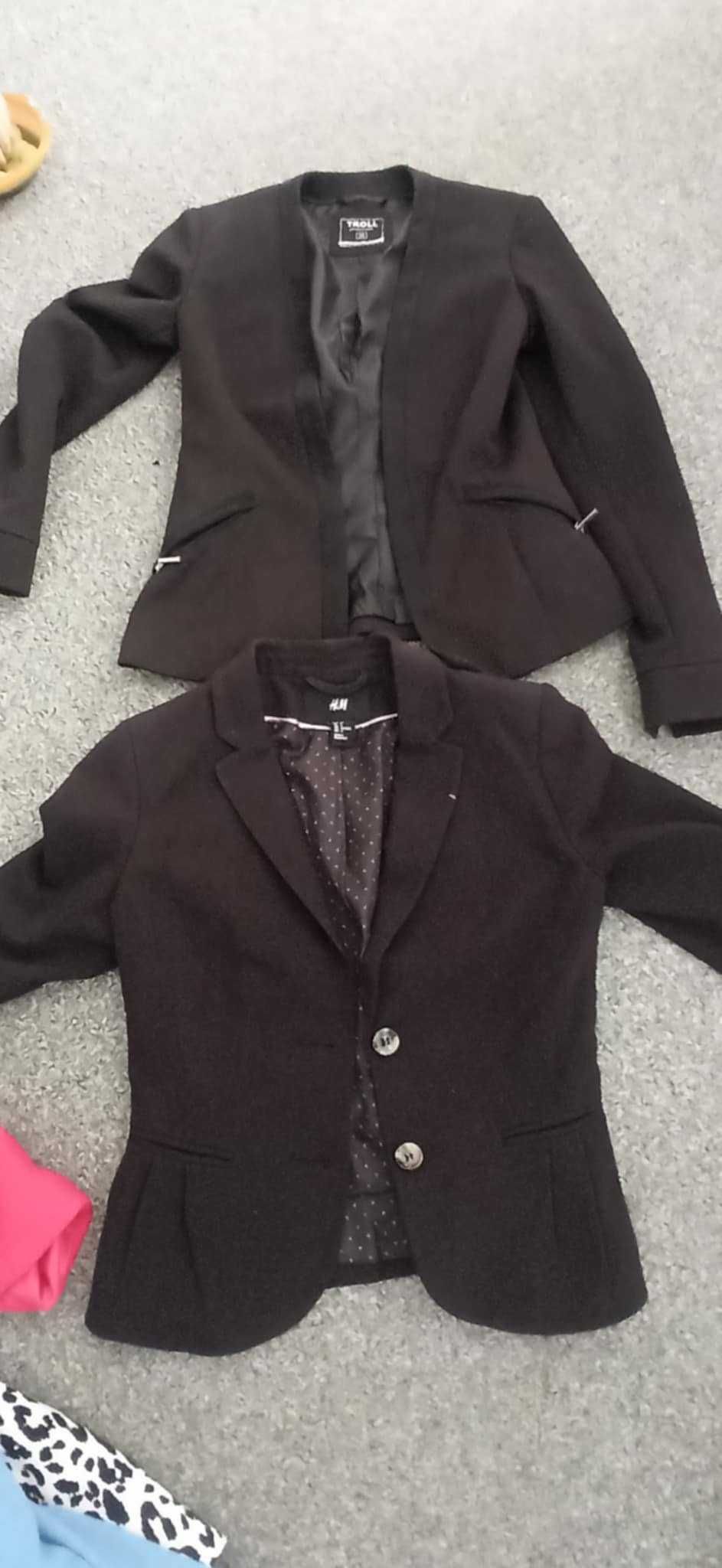 11 sztuk - Marynarki i bluzki damskie rozmiar 34