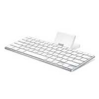 Teclado Apple IPad Keyboard Dock – Branco/Prata – MC533LL/B / A1