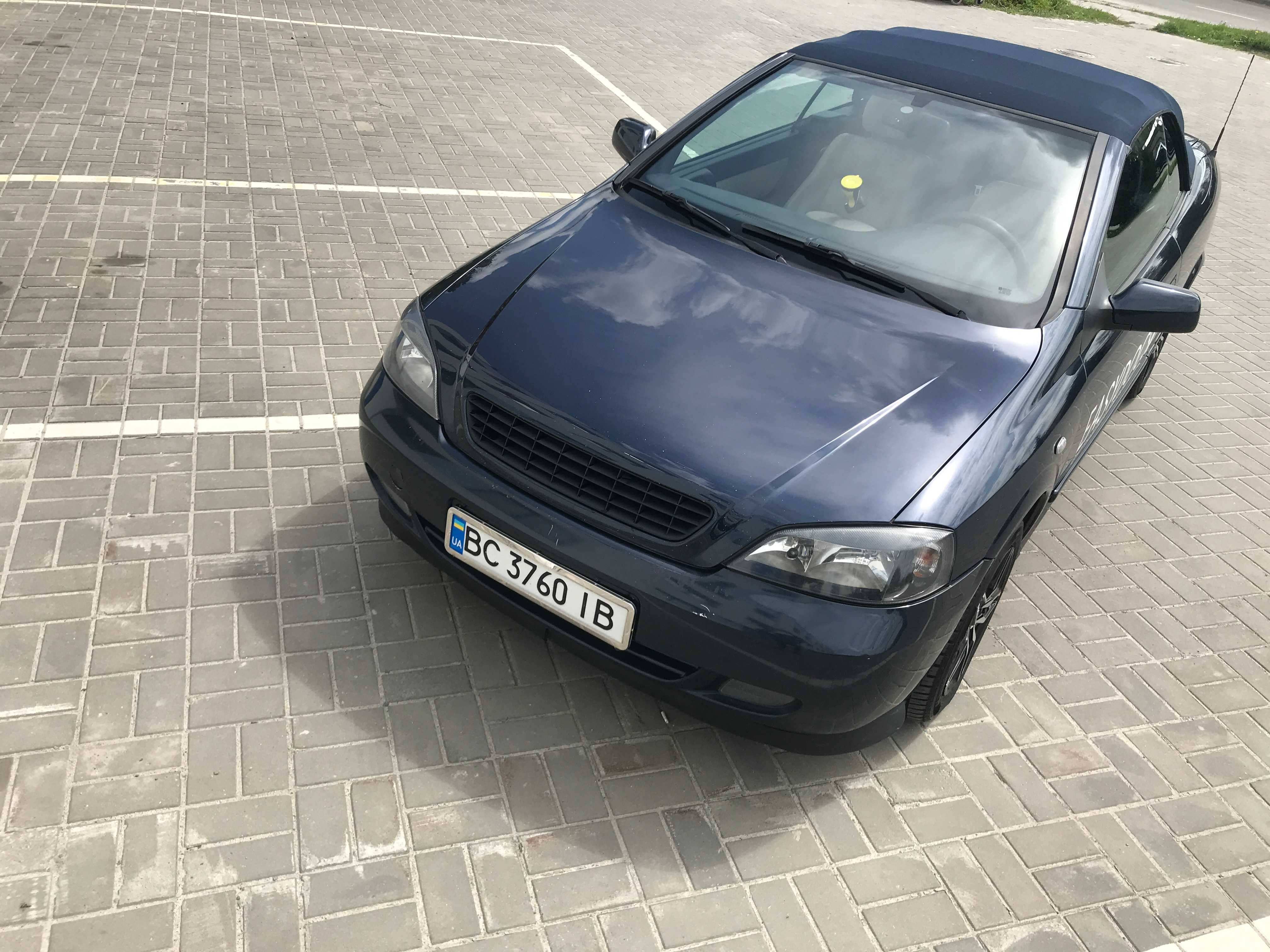 Кабріолет Opel Astra 2002р, 2,2 двигун, 210 тис пробіг