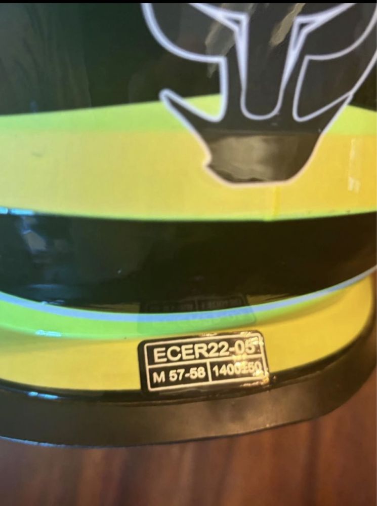 CAPACETE IMS Road Motorcyle Motocross Quad ATV Amarelo, Preto