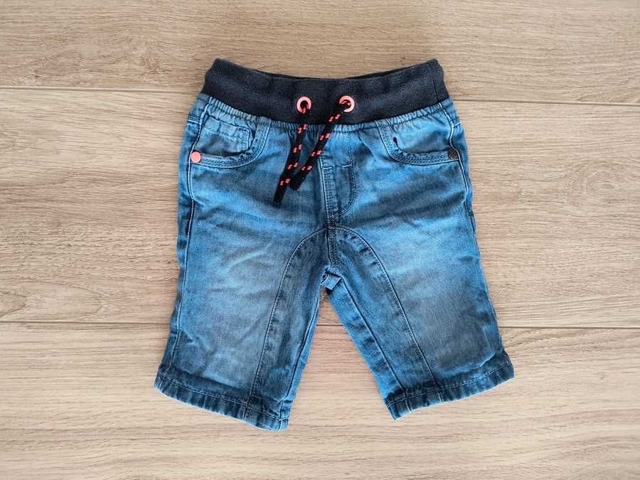 Next * jeansowe krótkie spodenki dżinsowe * 98