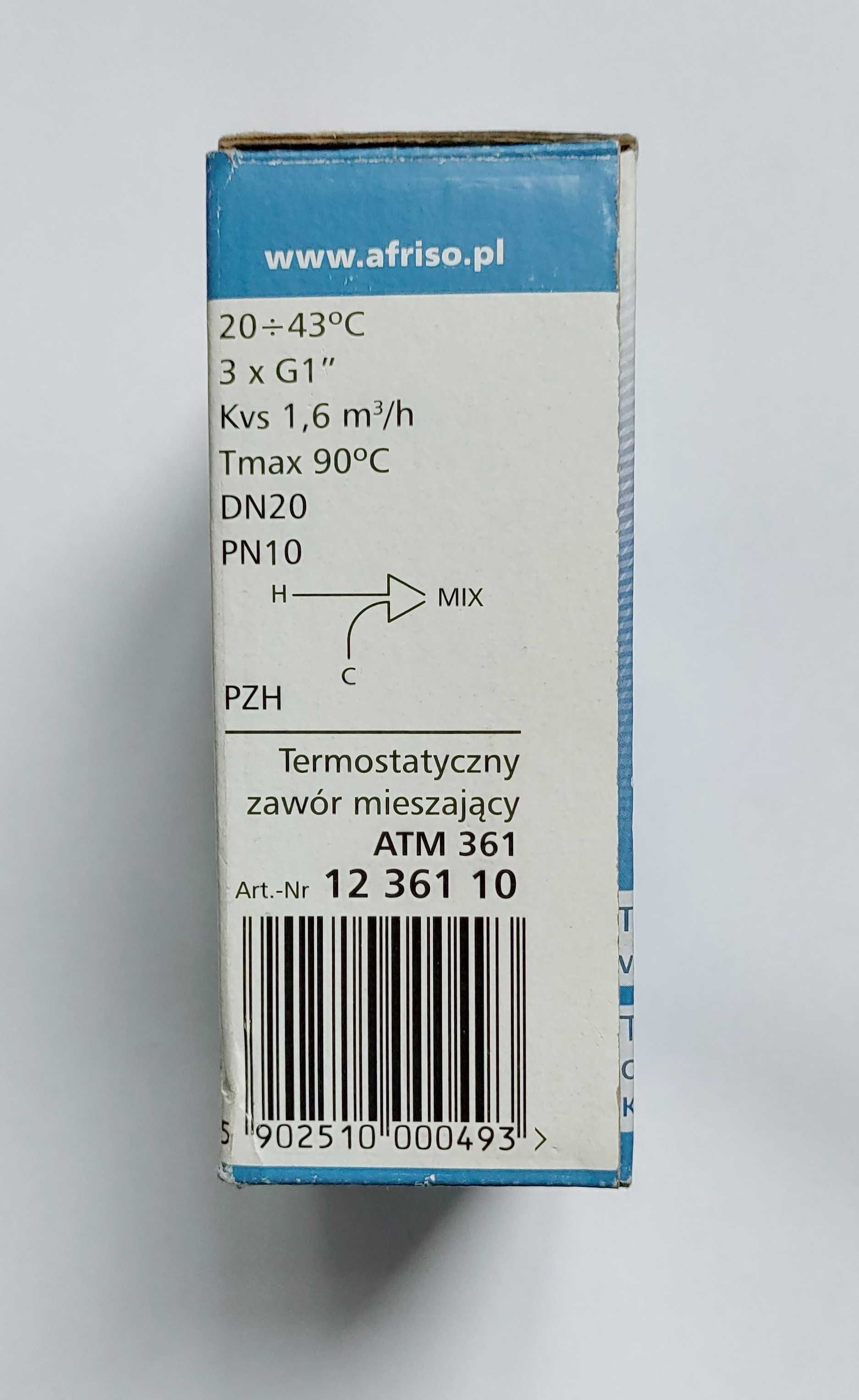 Zawór 3-drogowy trójdrożny AFRISO ATM 361