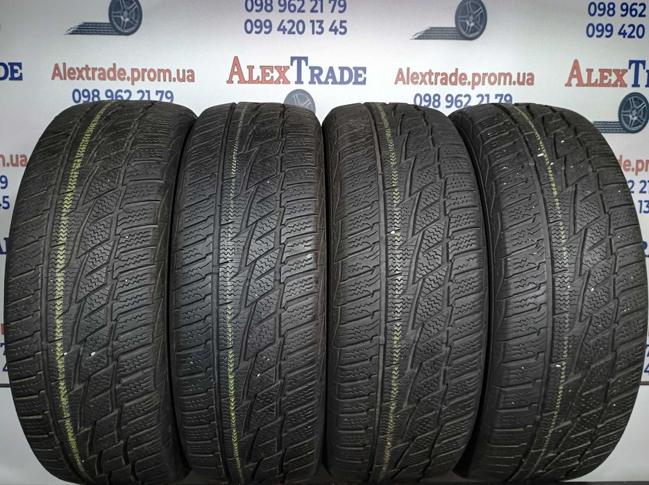 4 шт. 205/60 R16 Matador Sibir Snow MP 92 зимові шини б/у, 6-7 мм