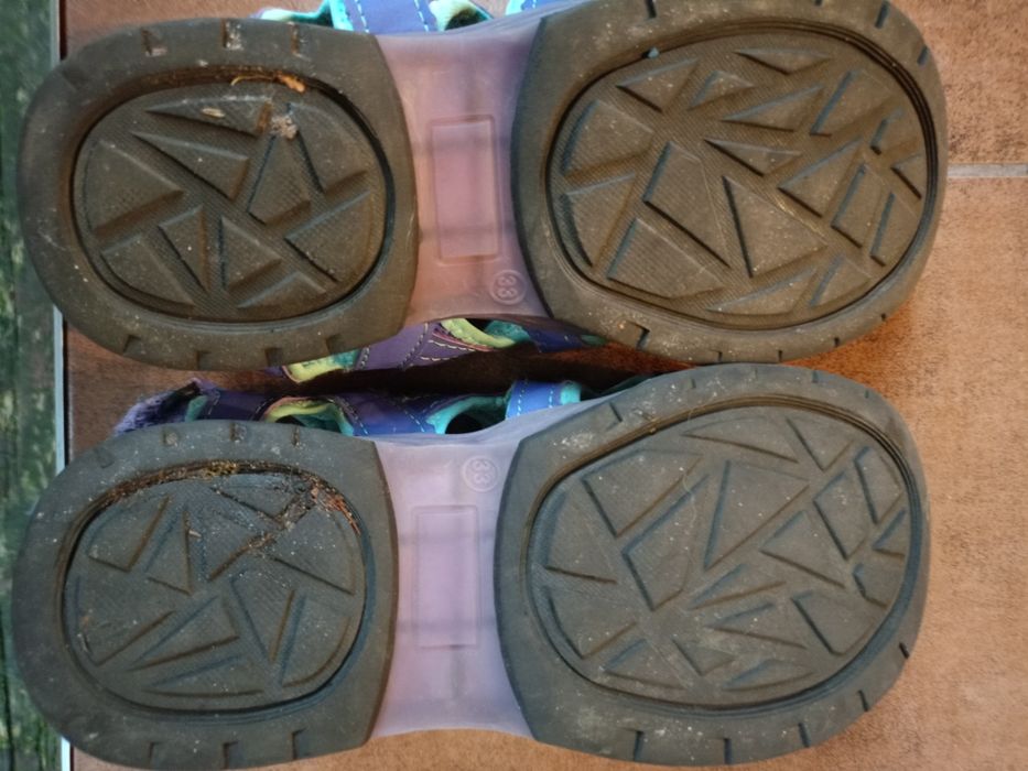 Sandały sprandi świecące