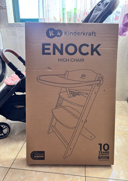 Cadeira de Alimentação Kinderkraft ENOCK Nova (CAIXA SELADA)
