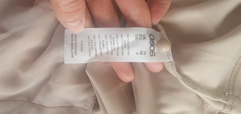 Sukienka ciążowa ASOS tulip dress r.38