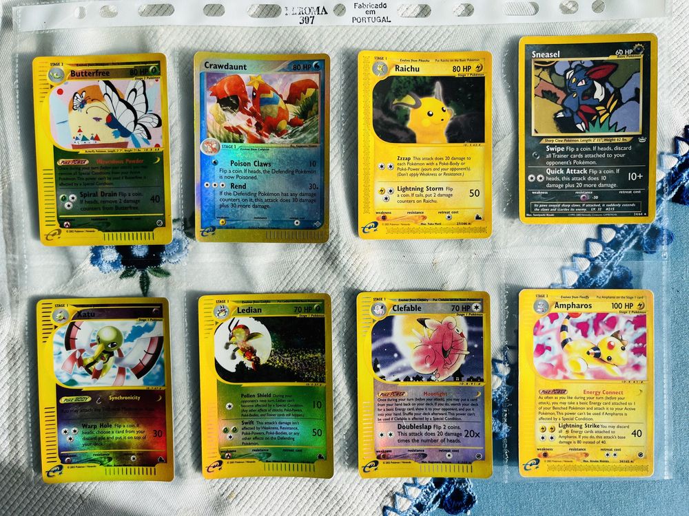 Cartas pokemon antigas