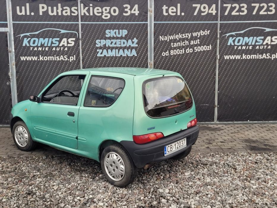 Fiat Seicento 0.9 2001r • SALON POLSKA 1 właściciel • przegląd czerwca