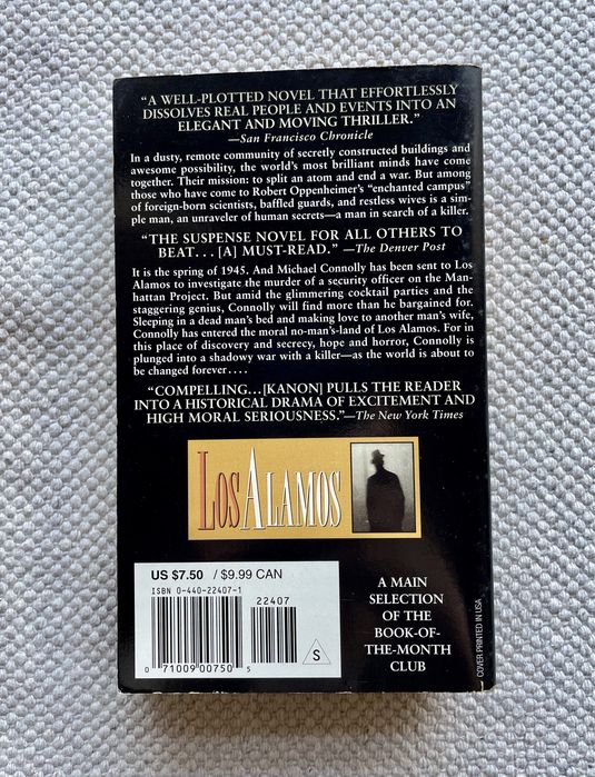 Livro: "Los Alamos", de Joseph Kanon