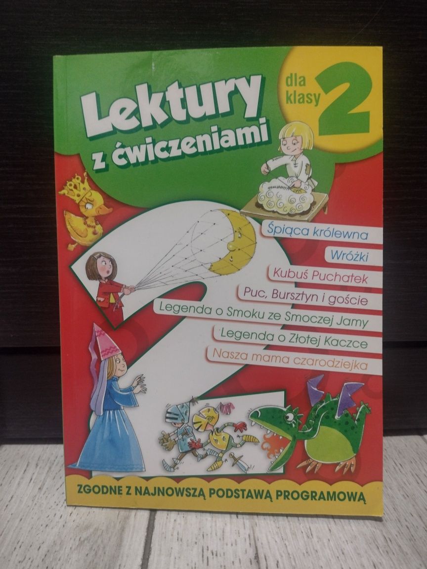 Lektury z ćwiczeniami dla klasy 2 Wydawnictwo Olesiejuk