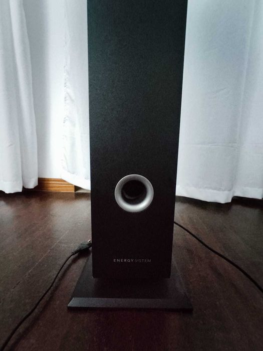 Coluna de som 45w bluetooth RCA USB MicroSD 3.5mm audio in